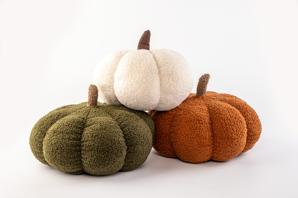 Textino Kissen 'Pumpkin' Ø 30 cm Rifle Green - Grün
